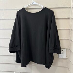 🔥5for$25🔥 Ultra Soft SHEIN Black Oversized Cozy Shirt
